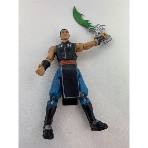 Mortal Kombat Shaolin Monks - Kung Lao 2005 Jazwares 6” Loose Figure - Picture 5 of 5